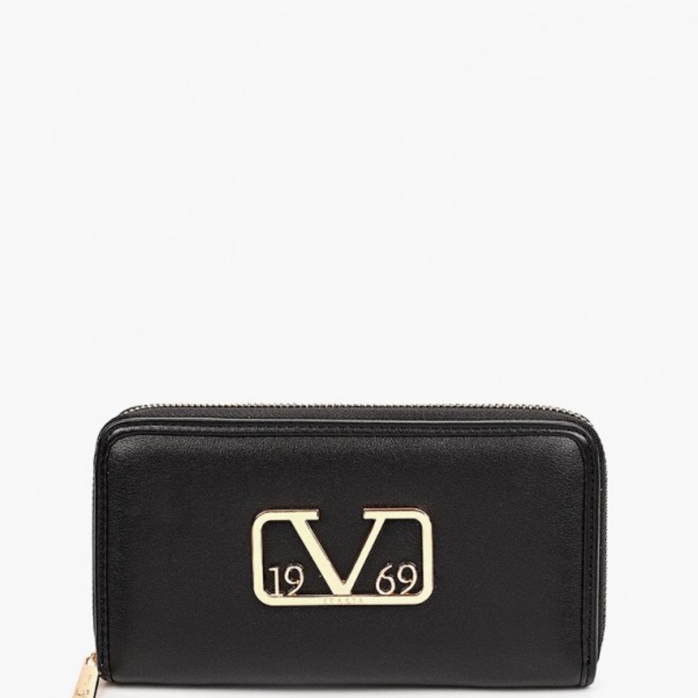 ITALIA BY VERSACE 1969- Pilar Wallet - Black/Gold - Picture 5 of 6
